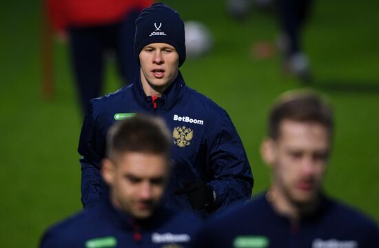 Russia Soccer Friendly Russia Training