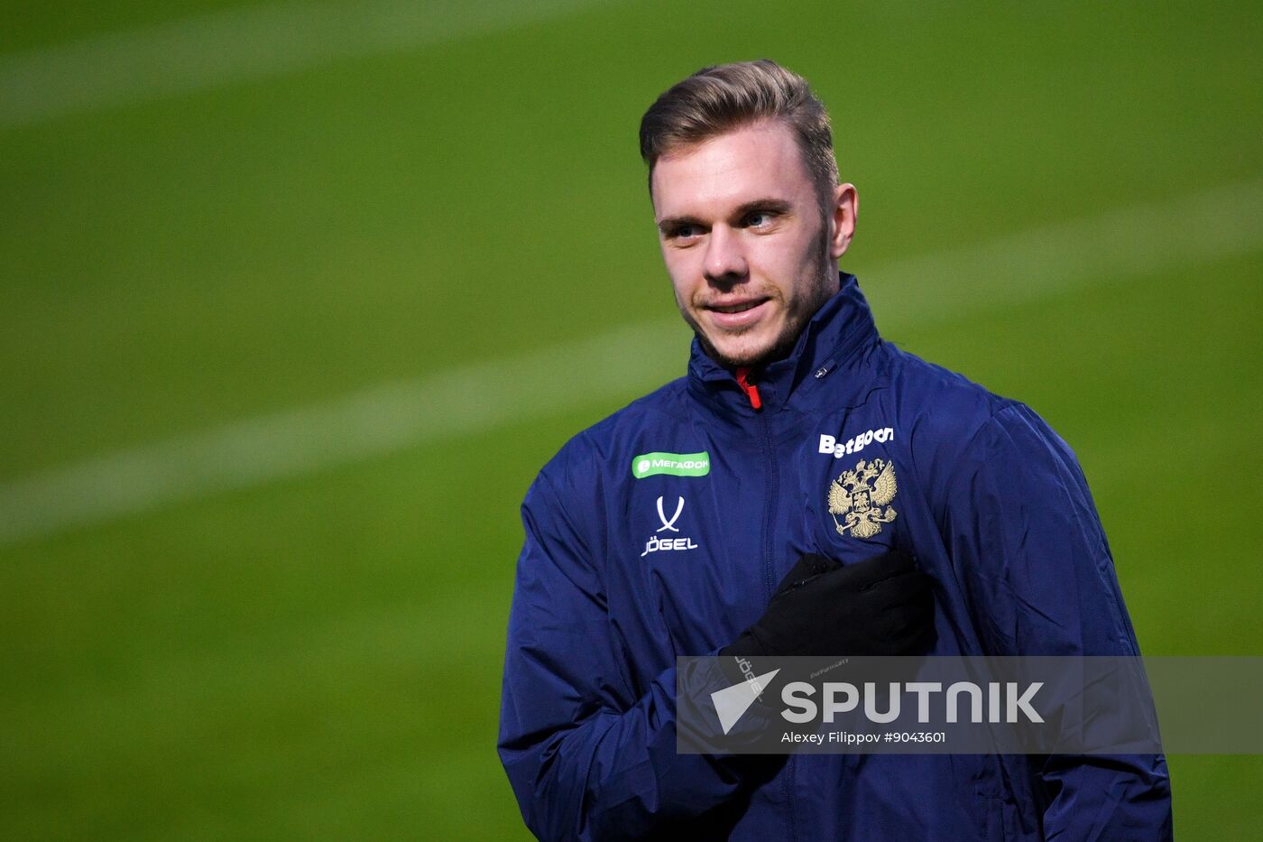 Russia Soccer Friendly Russia Training