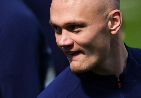 Russia Soccer Friendly Russia Training