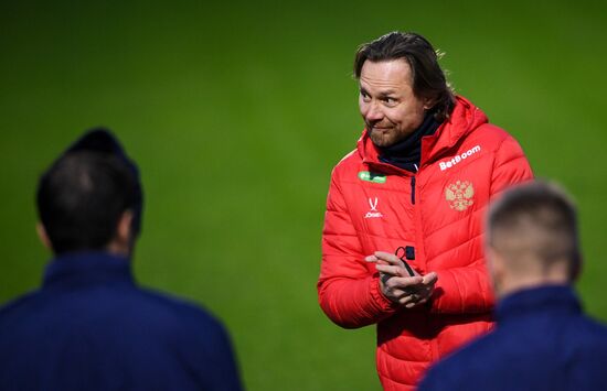 Russia Soccer Friendly Russia Training