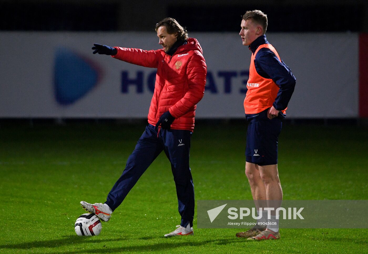 Russia Soccer Friendly Russia Training