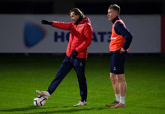 Russia Soccer Friendly Russia Training