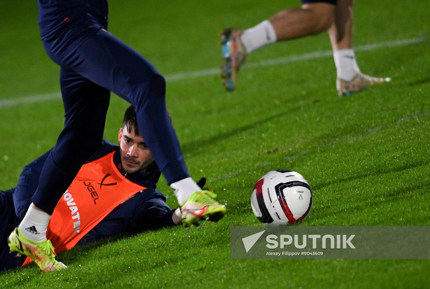 Russia Soccer Friendly Russia Training