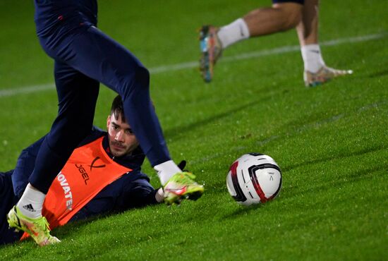 Russia Soccer Friendly Russia Training