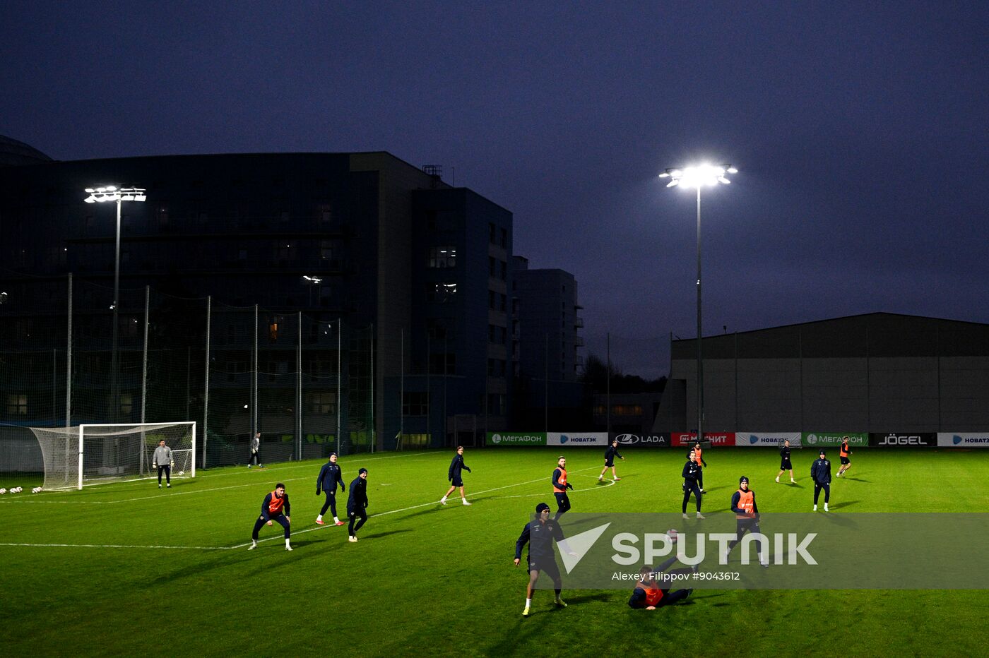 Russia Soccer Friendly Russia Training