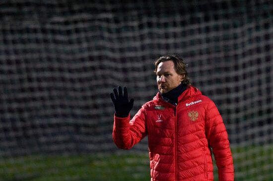 Russia Soccer Friendly Russia Training