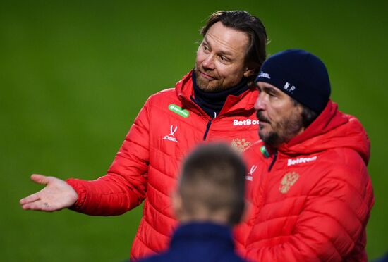 Russia Soccer Friendly Russia Training