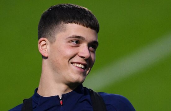 Russia Soccer Friendly Russia Training