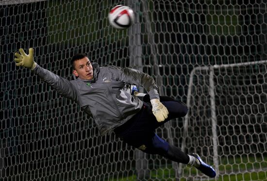 Russia Soccer Friendly Russia Training