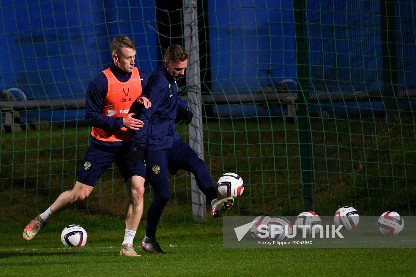 Russia Soccer Friendly Russia Training