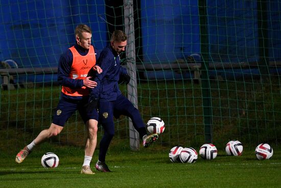 Russia Soccer Friendly Russia Training