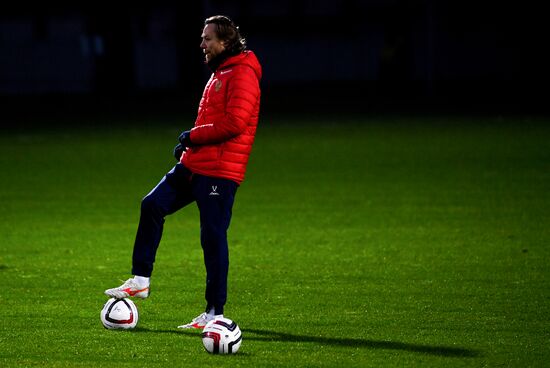Russia Soccer Friendly Russia Training