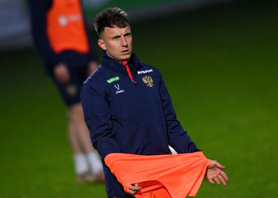 Russia Soccer Friendly Russia Training