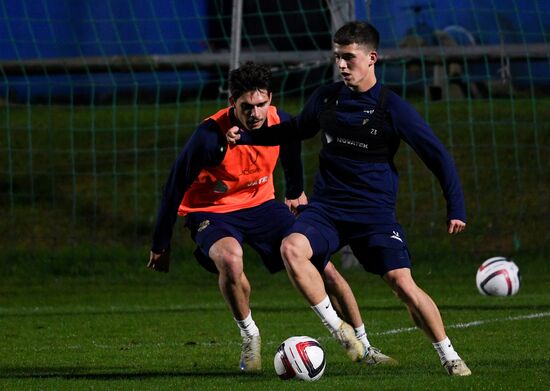 Russia Soccer Friendly Russia Training