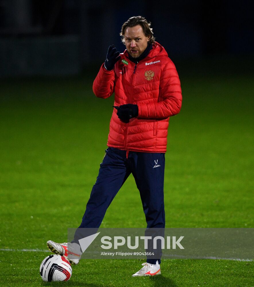 Russia Soccer Friendly Russia Training