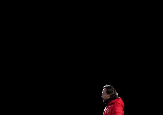 Russia Soccer Friendly Russia Training