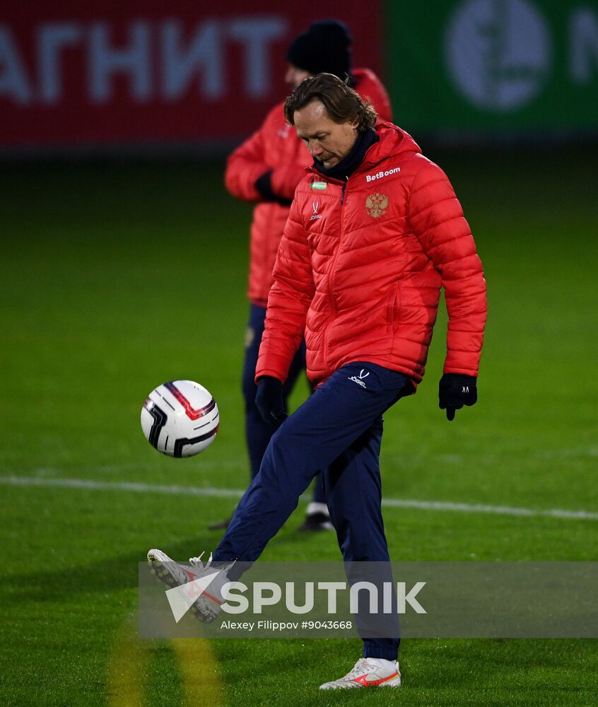 Russia Soccer Friendly Russia Training
