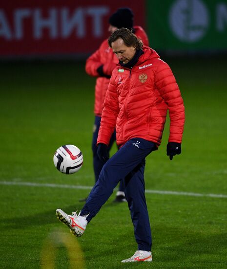 Russia Soccer Friendly Russia Training