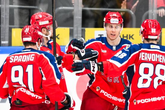 Russia Ice Hockey Kontinental League CSKA - Severstal