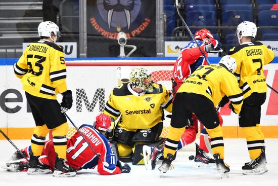 Russia Ice Hockey Kontinental League CSKA - Severstal