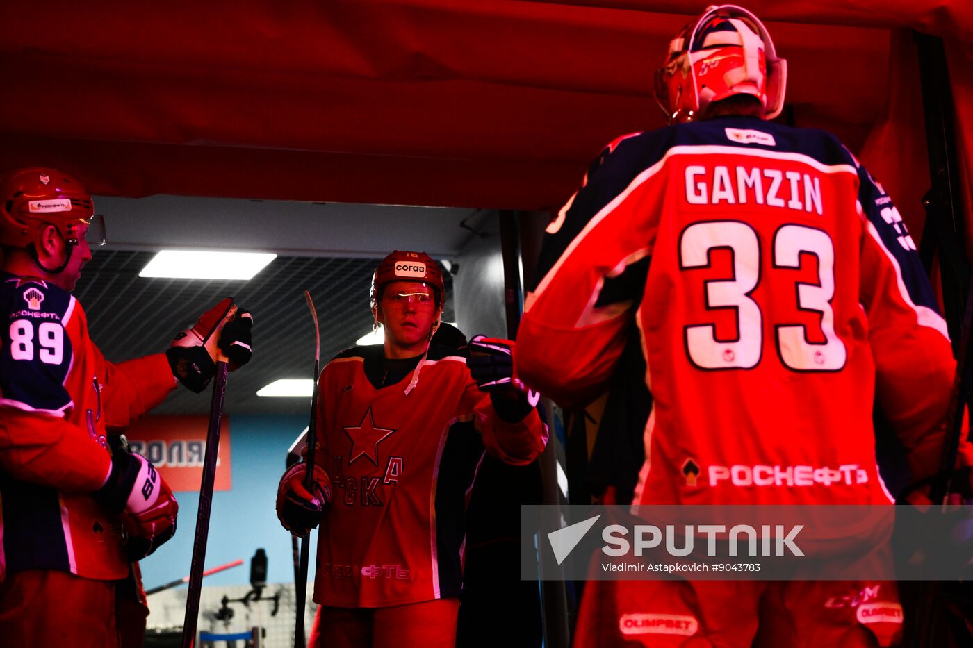 Russia Ice Hockey Kontinental League CSKA - Severstal