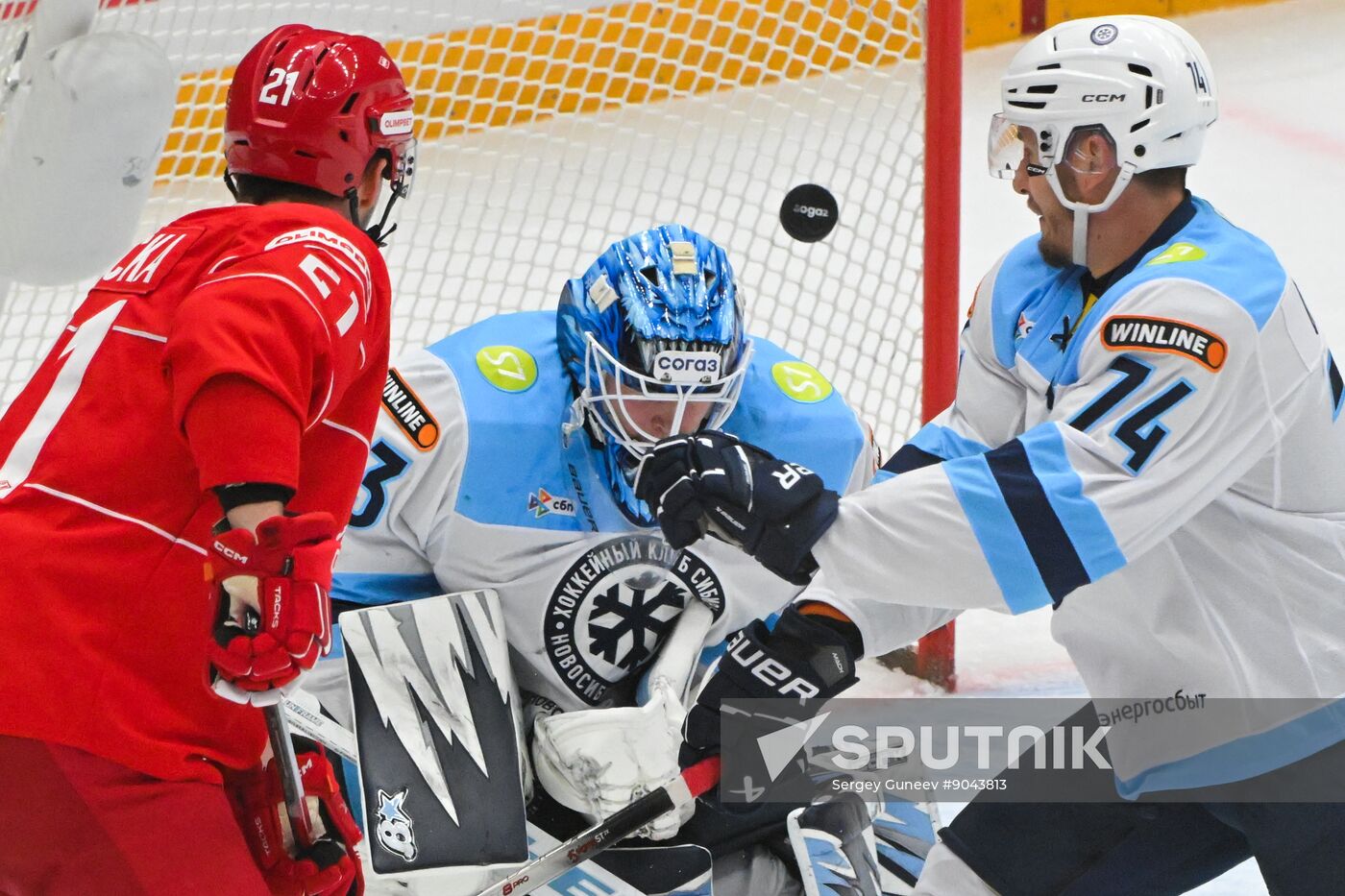 Russia Ice Hockey Kontinental League Spartak - Sibir