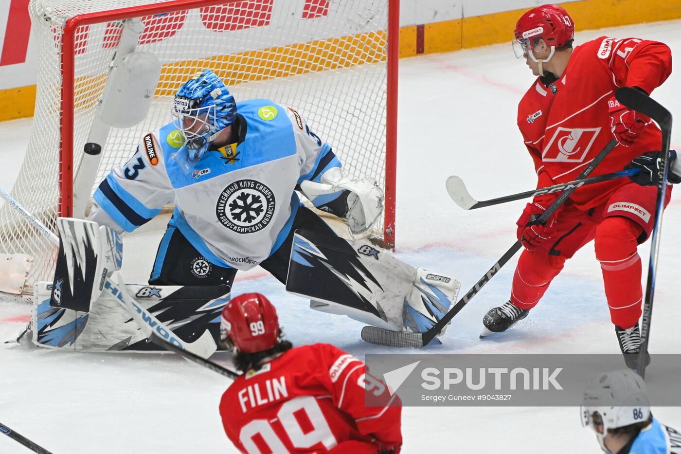 Russia Ice Hockey Kontinental League Spartak - Sibir