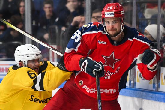 Russia Ice Hockey Kontinental League CSKA - Severstal