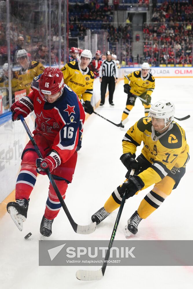 Russia Ice Hockey Kontinental League CSKA - Severstal