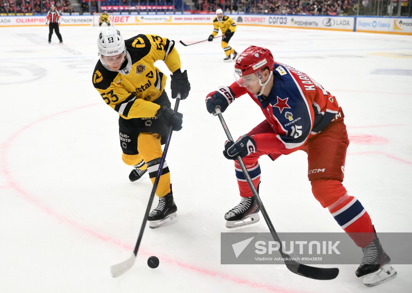 Russia Ice Hockey Kontinental League CSKA - Severstal