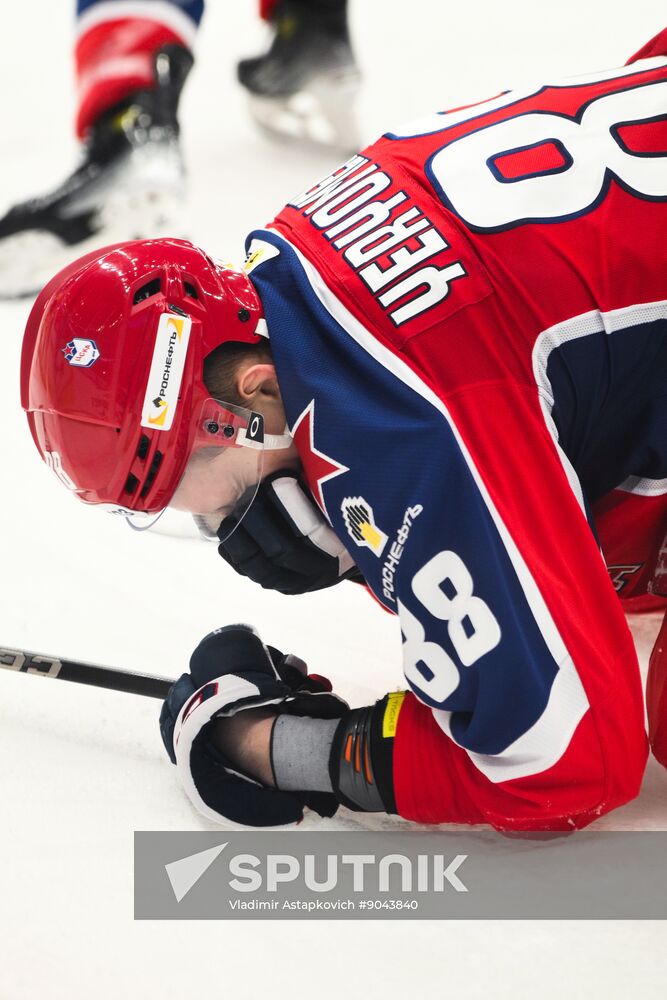 Russia Ice Hockey Kontinental League CSKA - Severstal