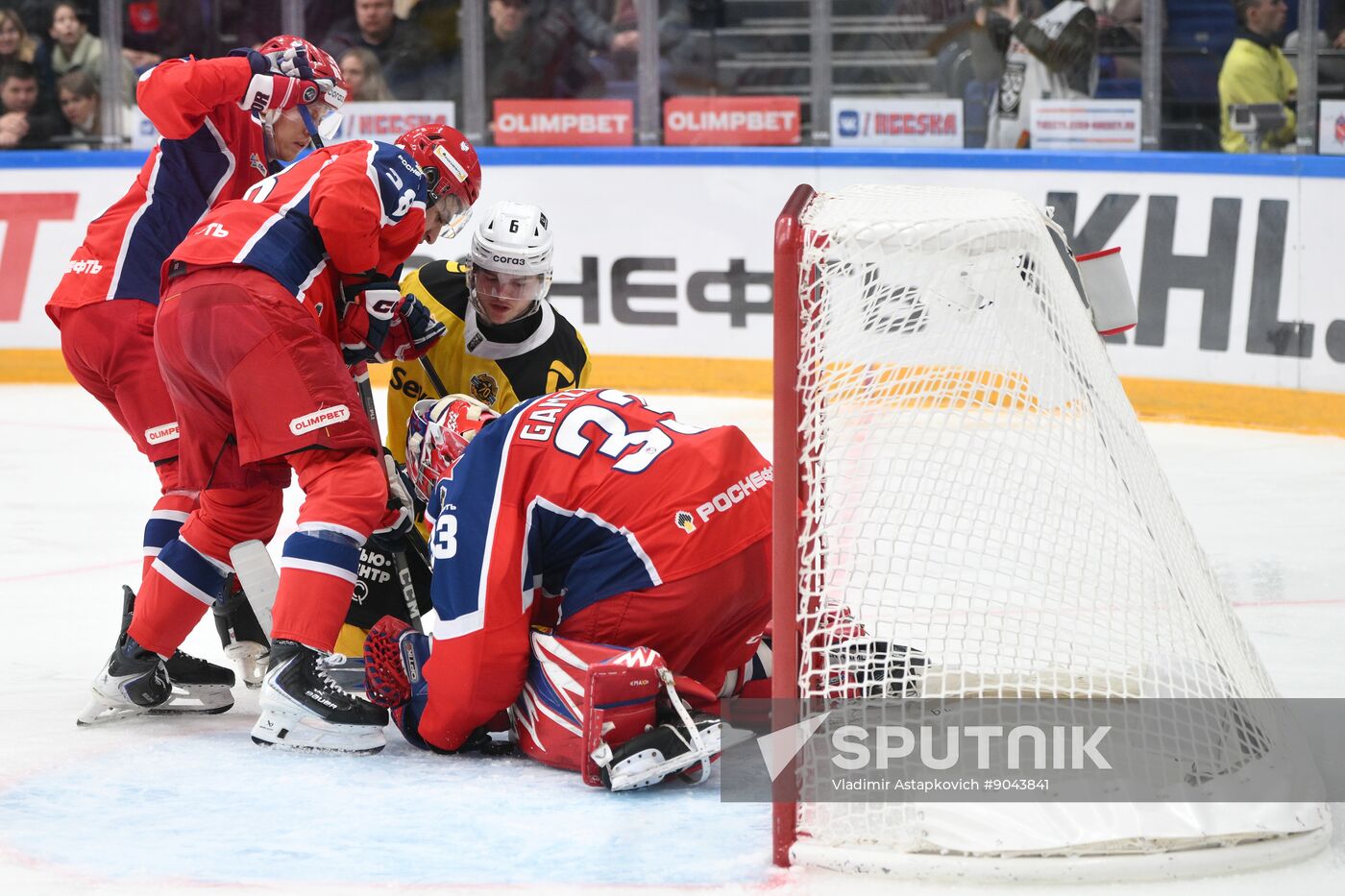 Russia Ice Hockey Kontinental League CSKA - Severstal