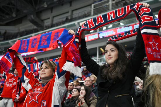Russia Ice Hockey Kontinental League CSKA - Severstal