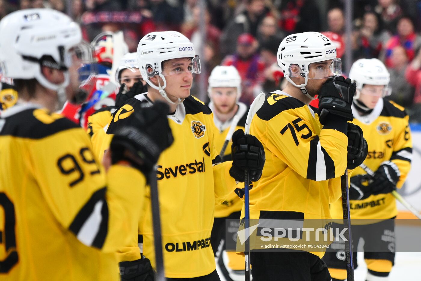 Russia Ice Hockey Kontinental League CSKA - Severstal