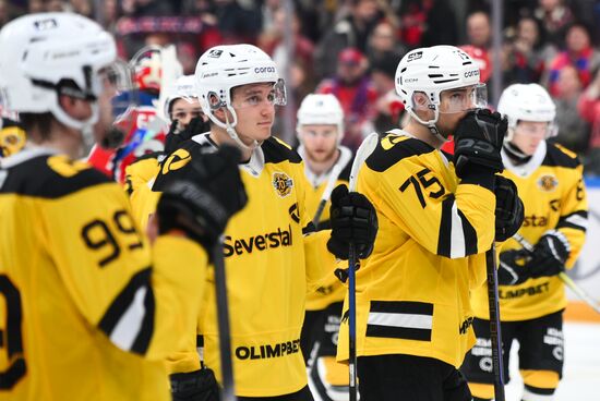 Russia Ice Hockey Kontinental League CSKA - Severstal