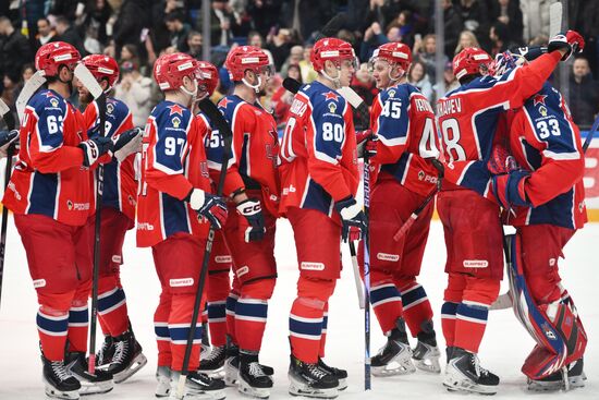 Russia Ice Hockey Kontinental League CSKA - Severstal