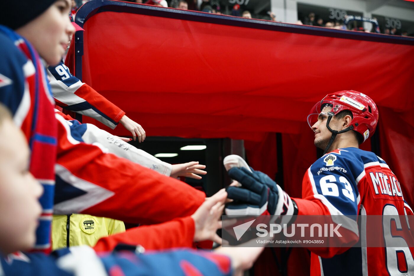Russia Ice Hockey Kontinental League CSKA - Severstal