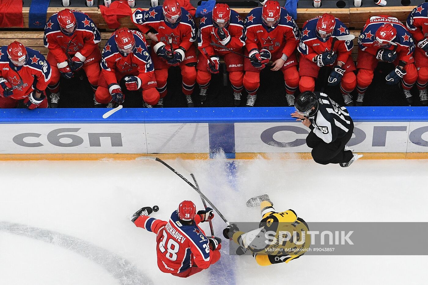 Russia Ice Hockey Kontinental League CSKA - Severstal