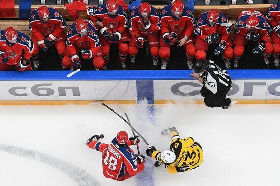 Russia Ice Hockey Kontinental League CSKA - Severstal
