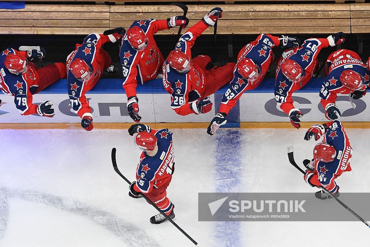 Russia Ice Hockey Kontinental League CSKA - Severstal