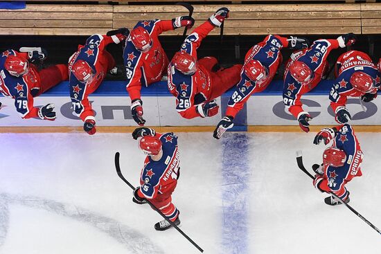 Russia Ice Hockey Kontinental League CSKA - Severstal