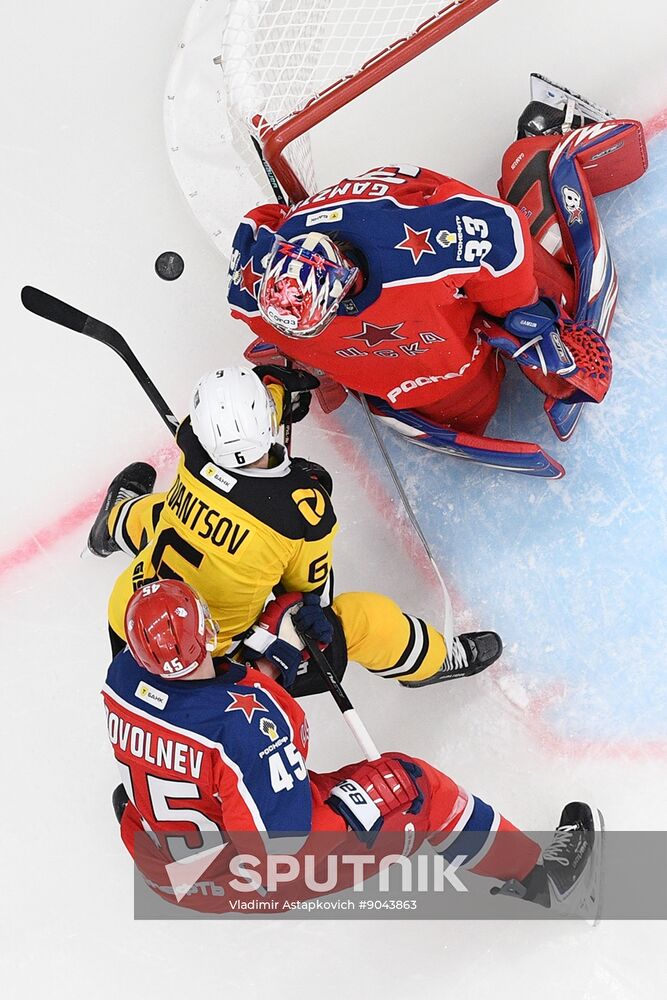 Russia Ice Hockey Kontinental League CSKA - Severstal