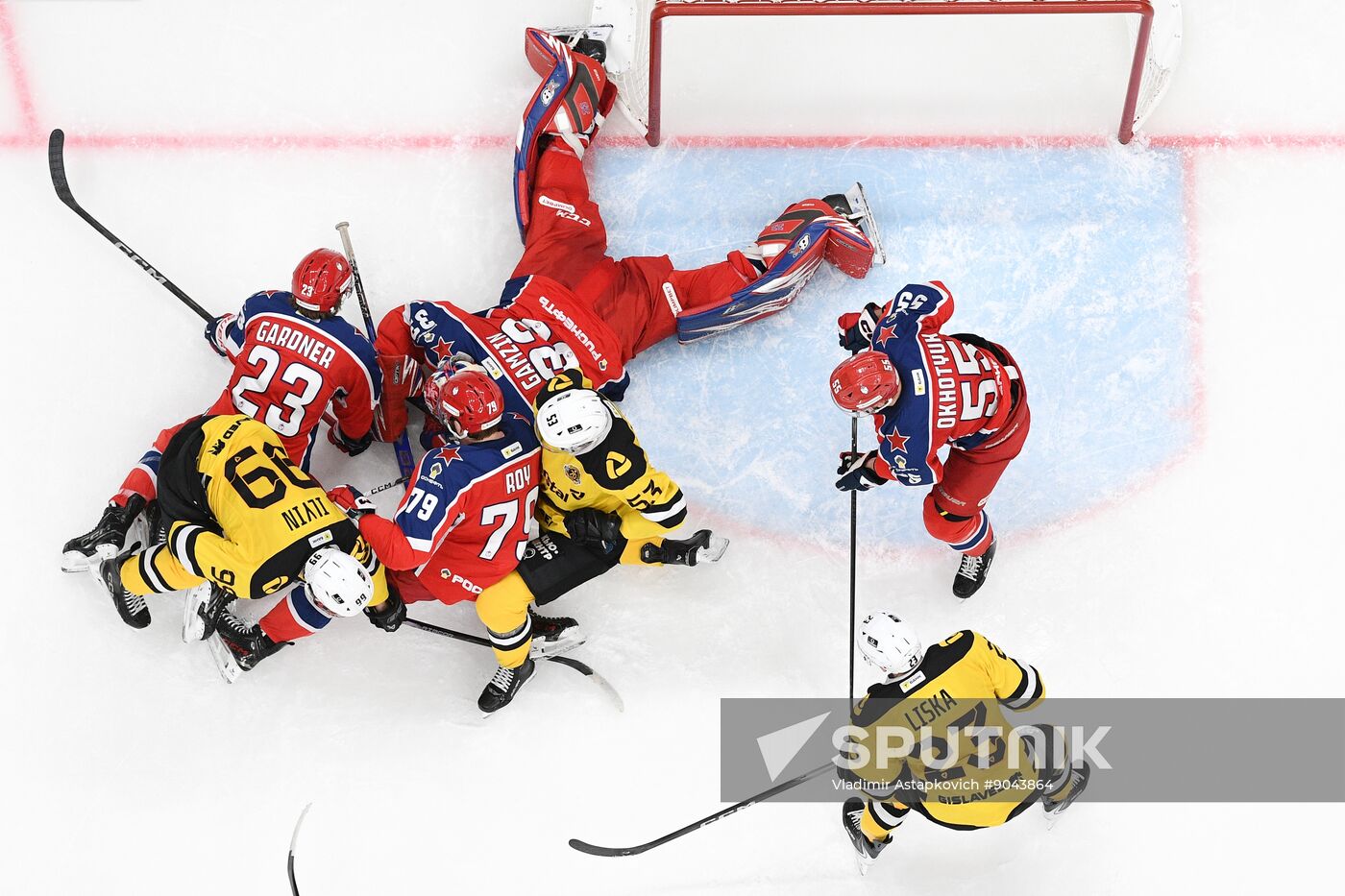 Russia Ice Hockey Kontinental League CSKA - Severstal
