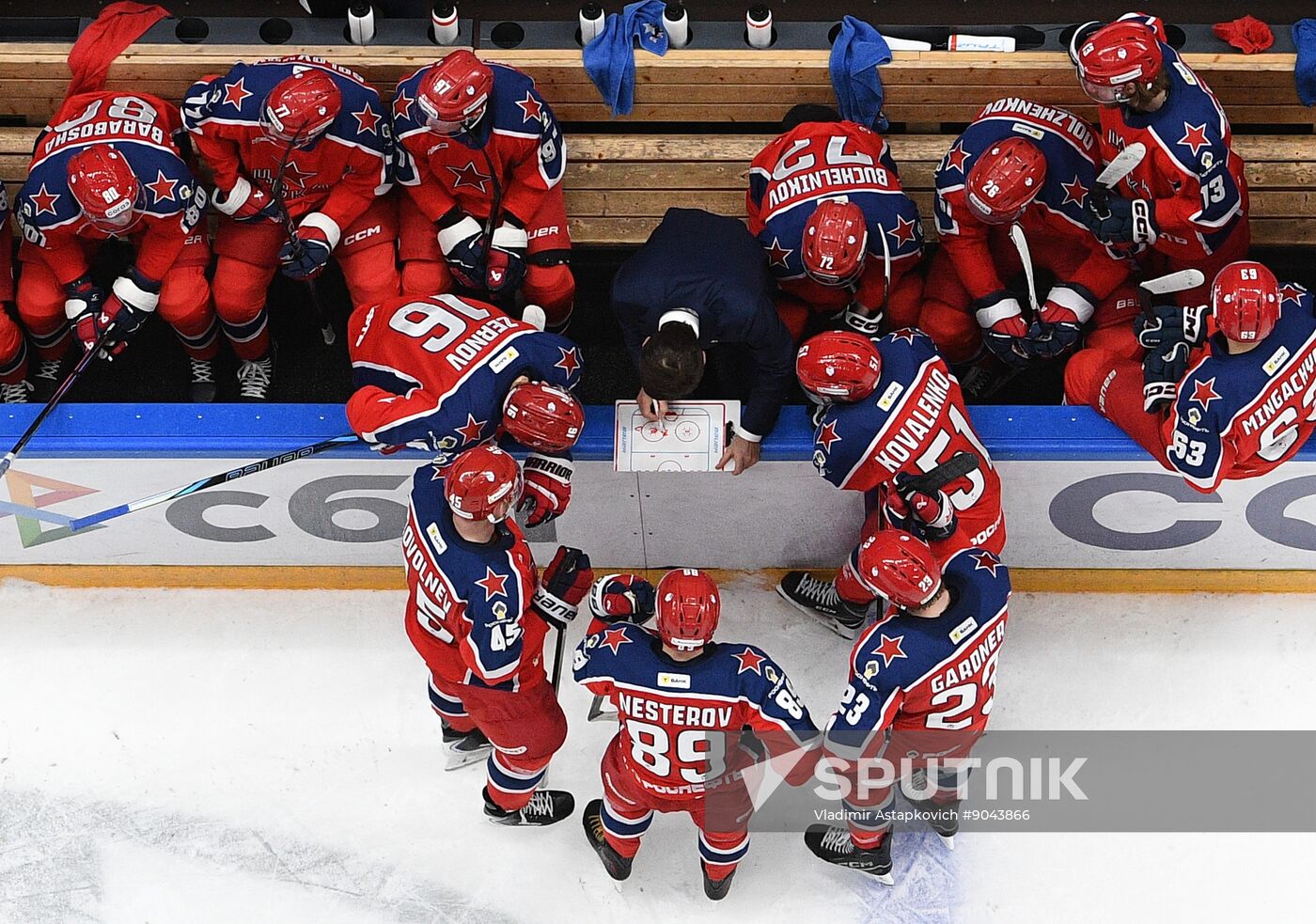 Russia Ice Hockey Kontinental League CSKA - Severstal