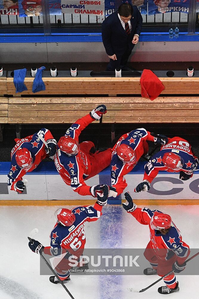 Russia Ice Hockey Kontinental League CSKA - Severstal