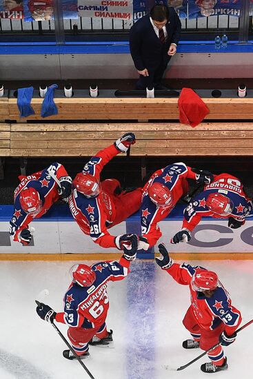 Russia Ice Hockey Kontinental League CSKA - Severstal