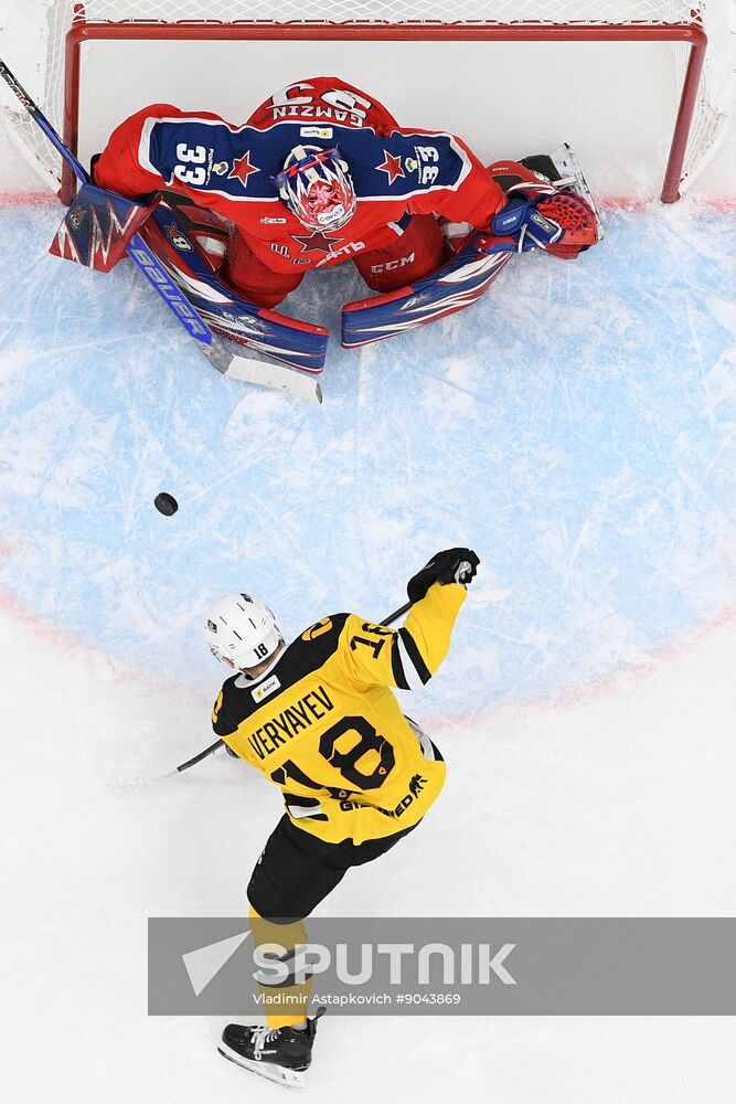 Russia Ice Hockey Kontinental League CSKA - Severstal