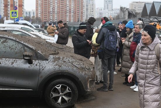 Russia Ice Complex Pillar Collapse