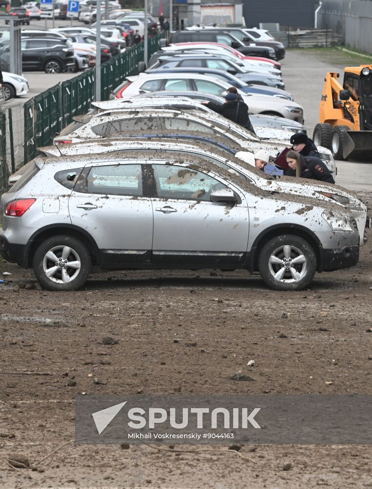 Russia Ice Complex Pillar Collapse