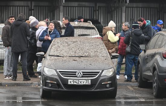 Russia Ice Complex Pillar Collapse
